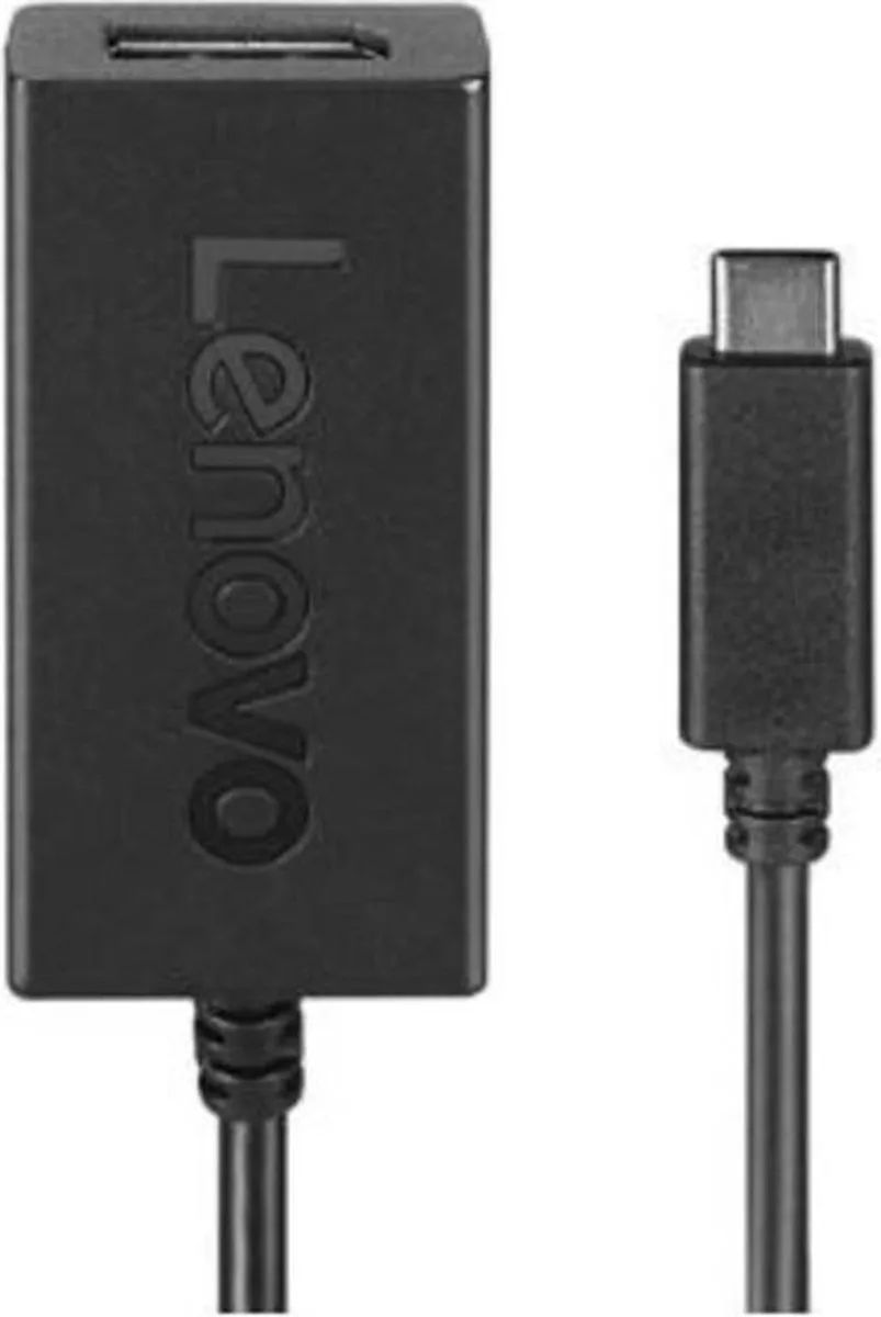 Lenovo 4X90Q93303 USB-C naar DisplayPort-adapter - Zwart