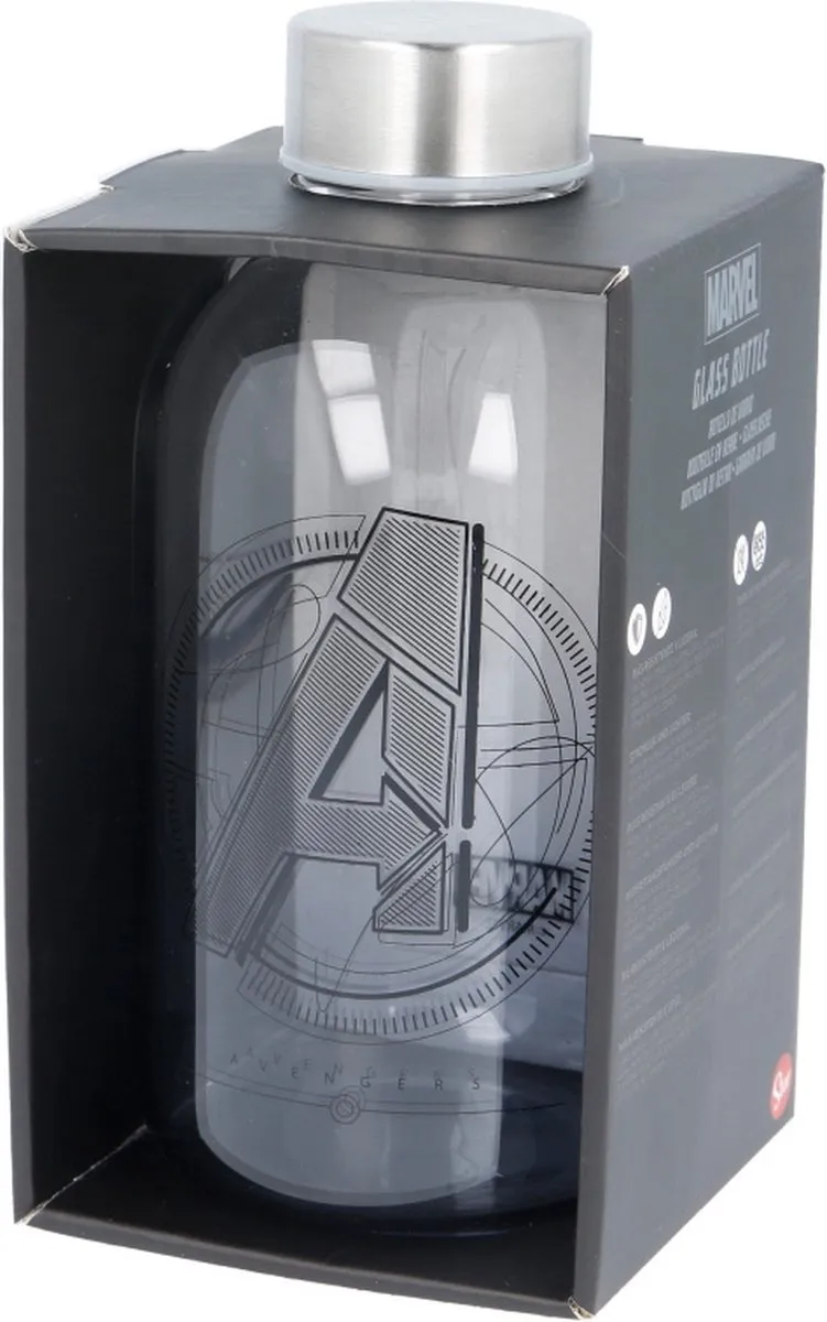 Marvel Avengers Crystal Waterfles 620ml