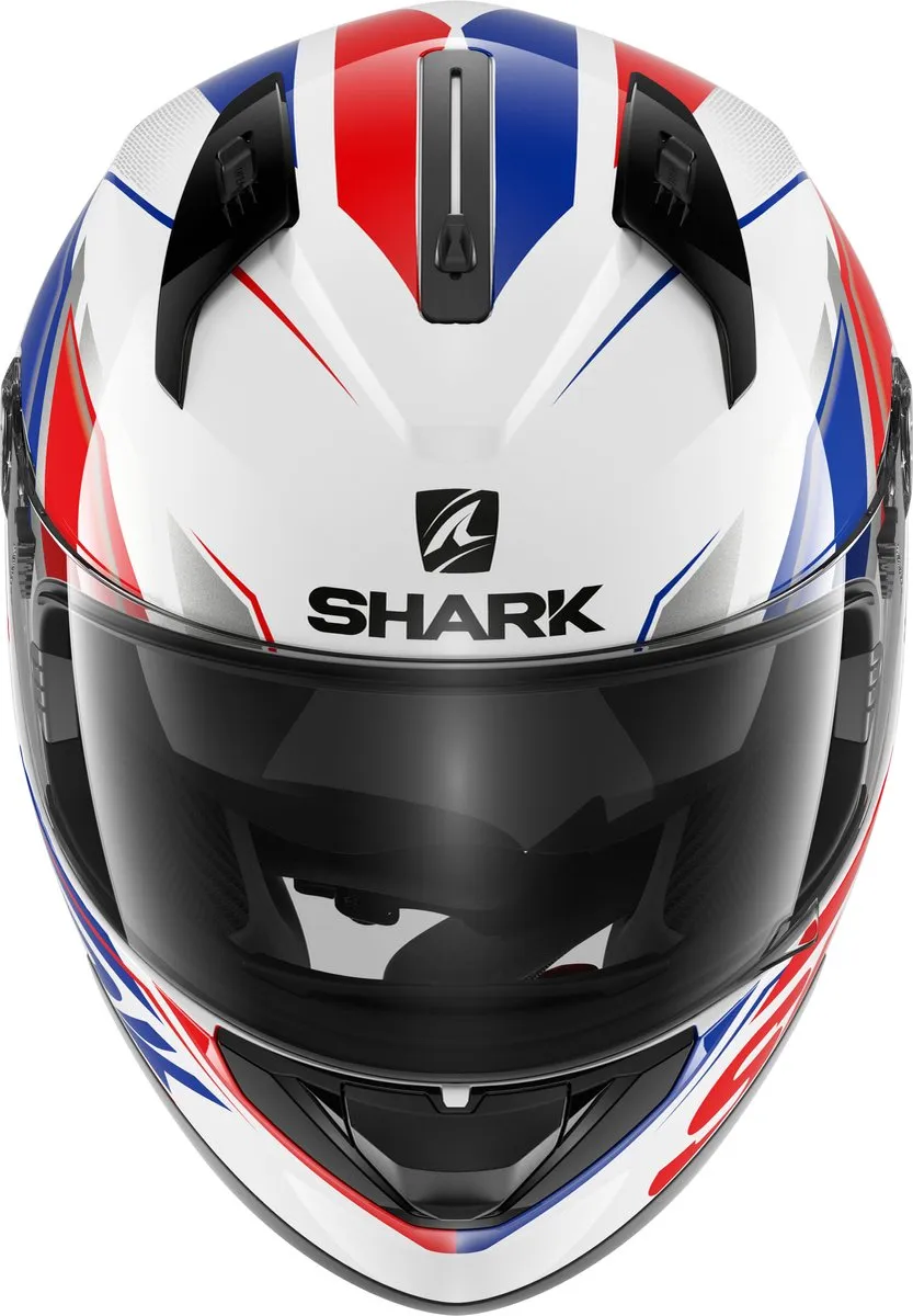 Shark Ridill 1.2 Phaz Motorhelm - XS - Wit/Blauw/Rood