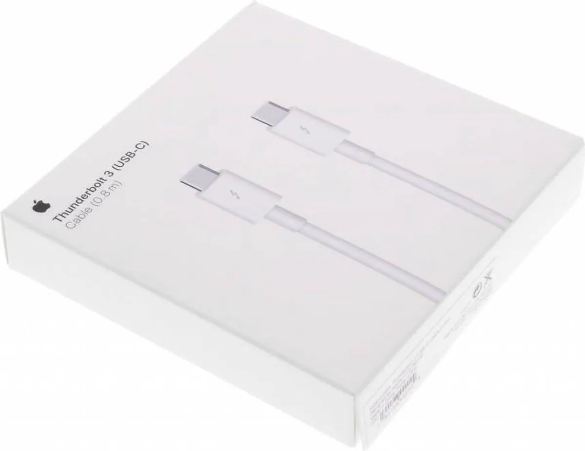 Apple Thunderbolt-kabel USB-C naar USB-C 80cm - Wit