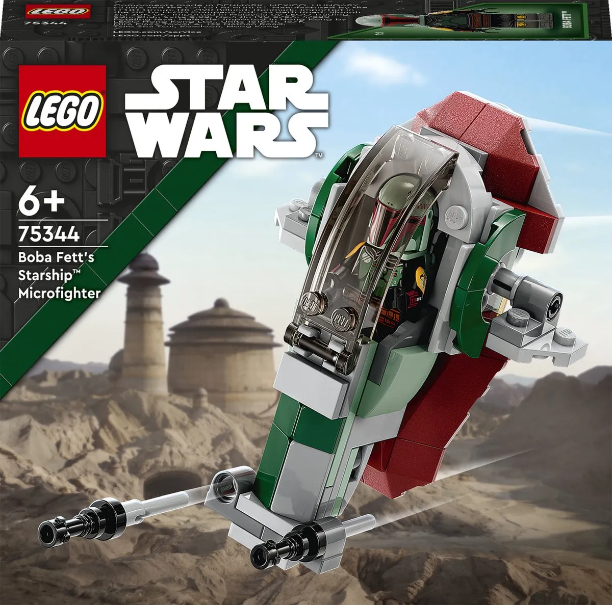 LEGO Star Wars Boba Fett's Sterrenschip Microfighter 75344