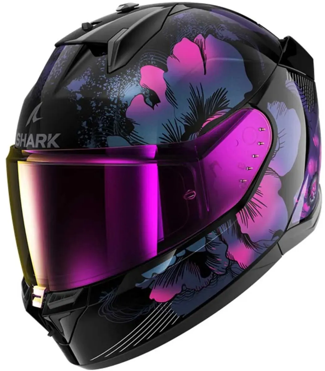 Shark D-SKWAL 3 Mayfer Integraal Helm - S - Black Violet Glitter - afbeelding 6 van 6