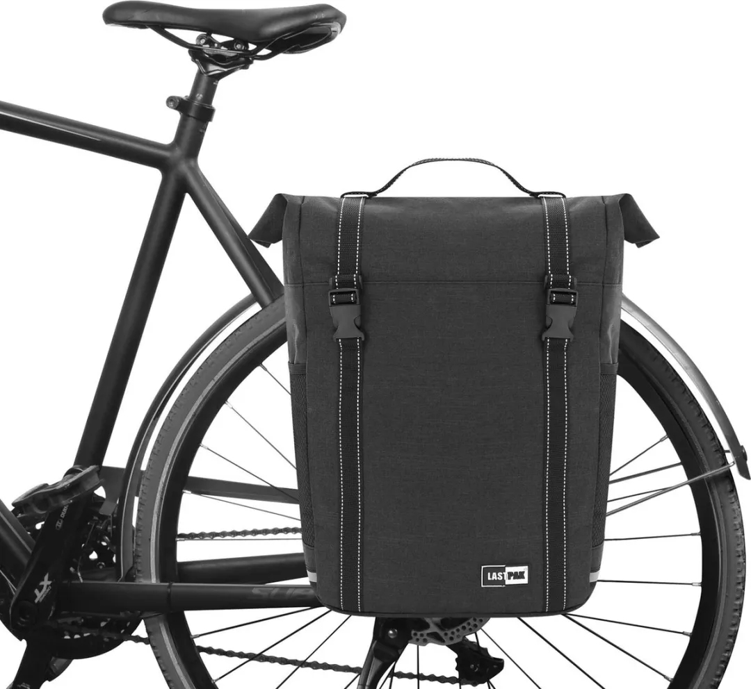 Lastpak Fietstas Enkel 15L - Zwart