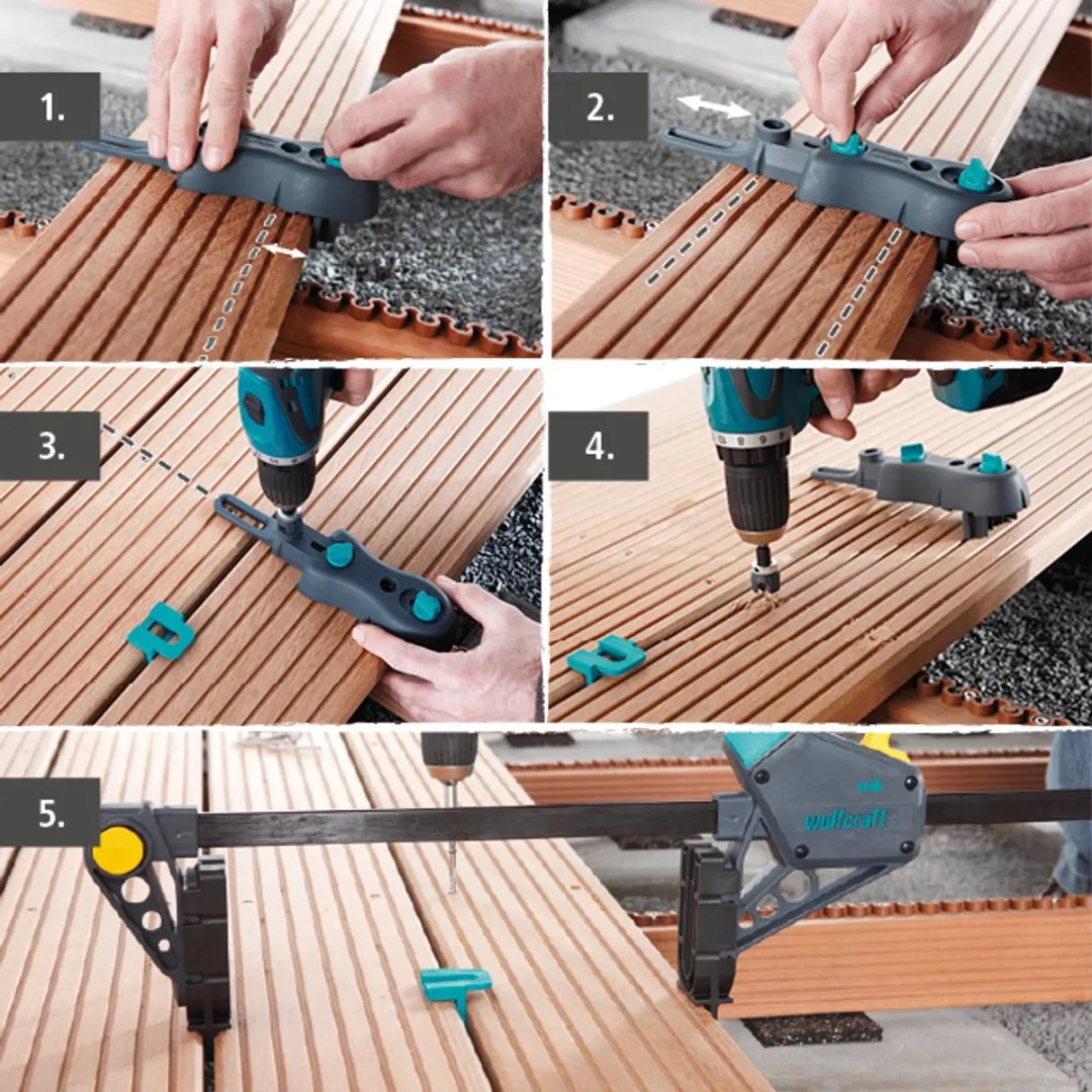 Wolfcraft Terrasbouw Set 6988000 - 11-delig