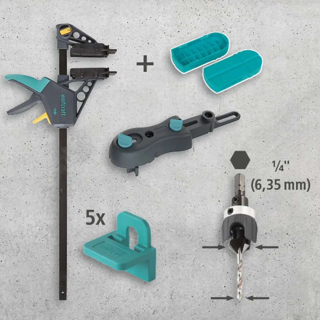 Wolfcraft Terrasbouw Set 6988000 - 11-delig