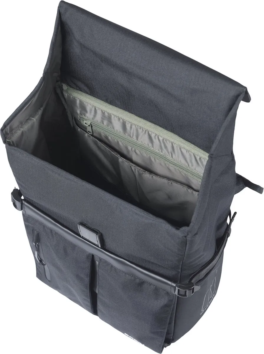 Basil Move MIK Studs Fietsschoudertas 15L - Zwart