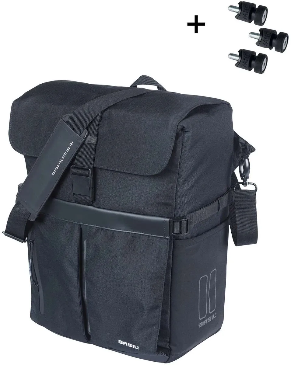 Basil Move MIK Studs Fietsschoudertas 15L