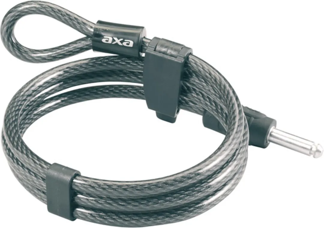 AXA RLE 150/10 Insteekkabel - 150cm - Zwart