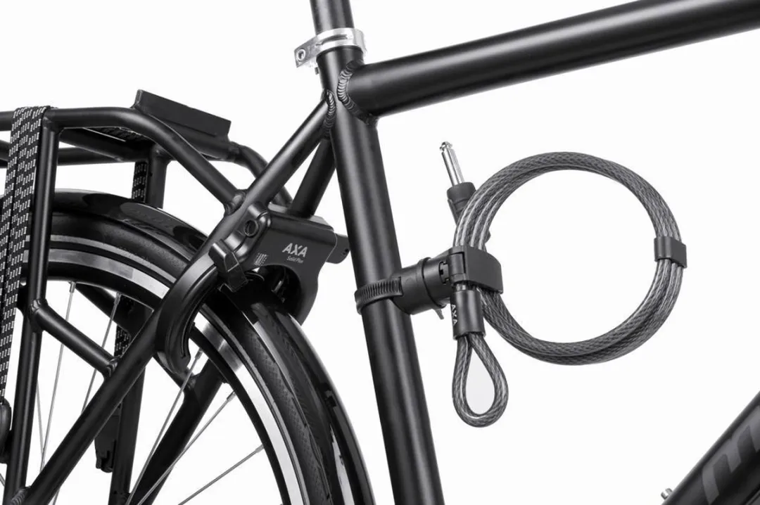 AXA RLE 150/10 Insteekkabel - 150cm - Zwart