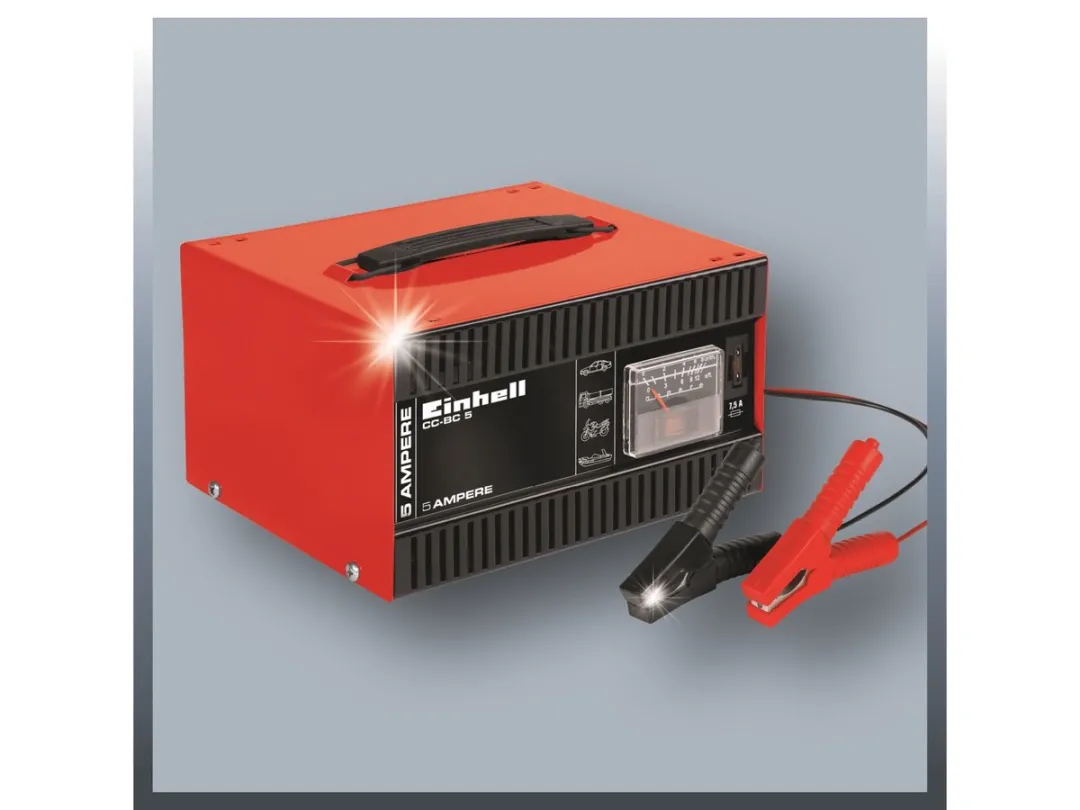 Einhell CC-BC 5 Oplader 5A - Loodzuur