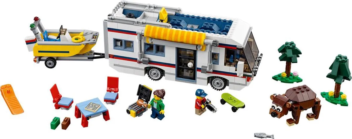 LEGO Creator Vakantieplekjes 31052 - 792 Stukken - Geel
