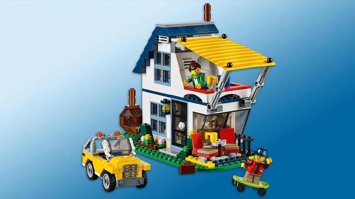 LEGO Creator Vakantieplekjes 31052 - 792 Stukken - Geel