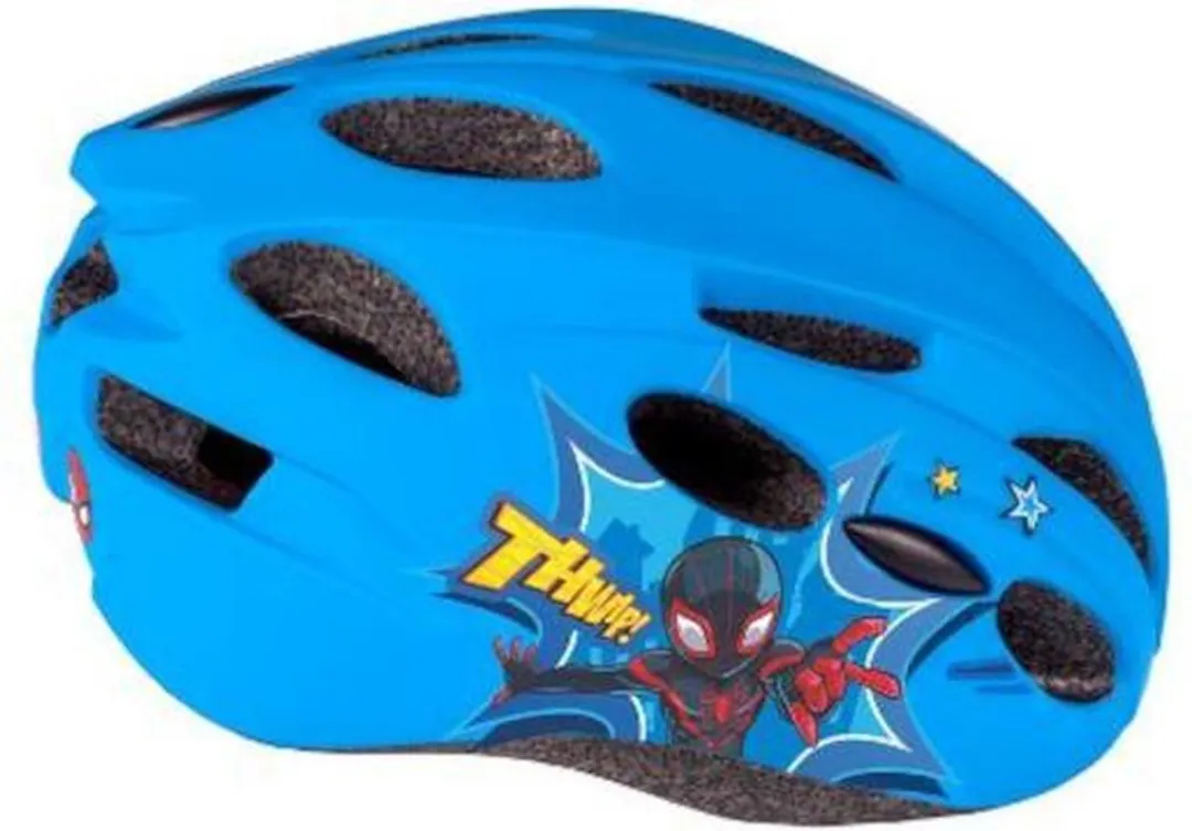 Disney Spider-Man Kinderfietshelm 52-56cm - Blauw