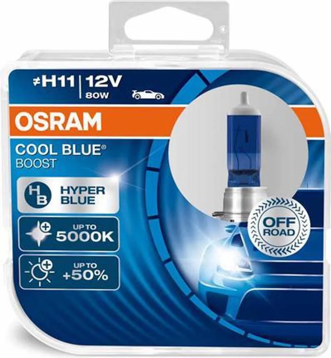 Osram Cool Blue Boost H11 Halogeenlampen 12V/75W - 2 Stuks
