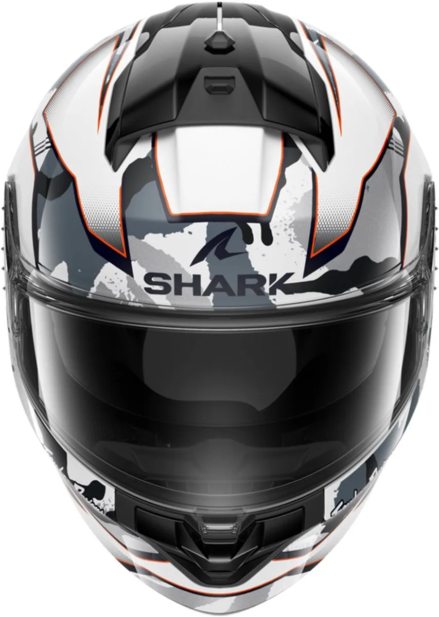 Shark Ridill 2 Matrix Camo Integraalhelm - L - Wit/Zilver/Rood