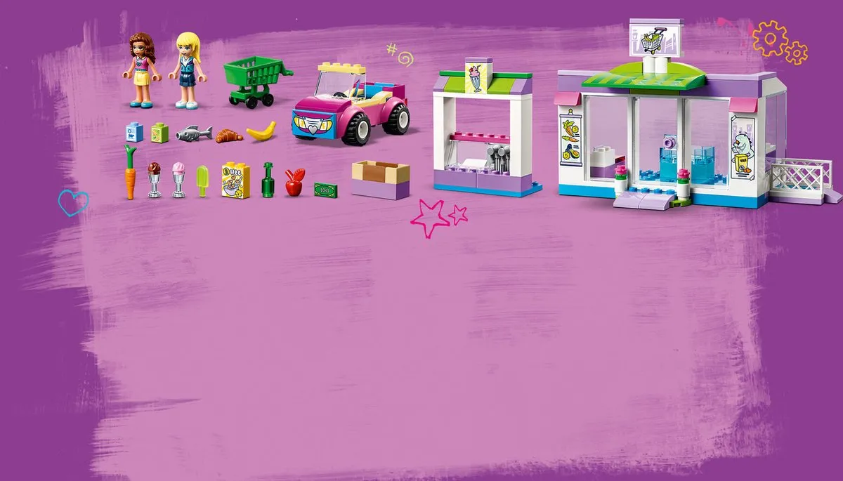 LEGO Friends 4+ Supermarkt 41362 - 140 Stukken - Meerkleurig - afbeelding 6 van 6