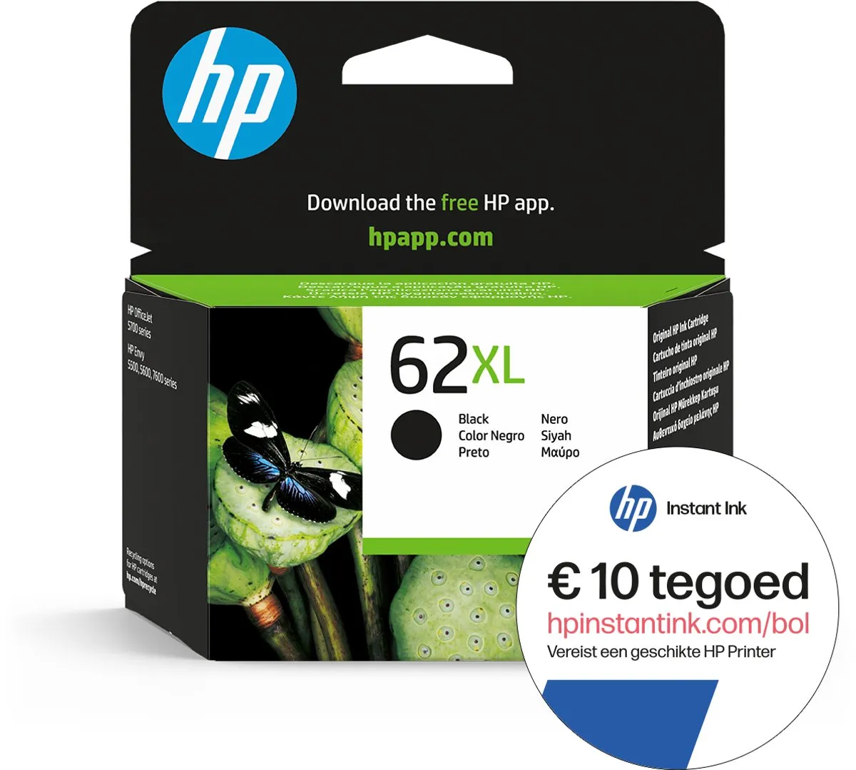 HP 62XL Inktcartridge C2P05AE