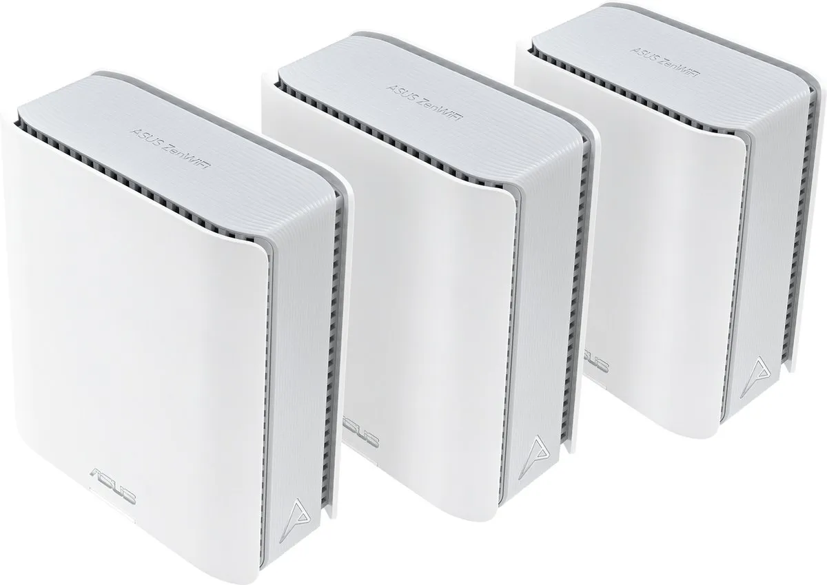 ASUS ZenWiFi BT10 Mesh WiFi 7 Tri-band 10G 3-Pack - Wit