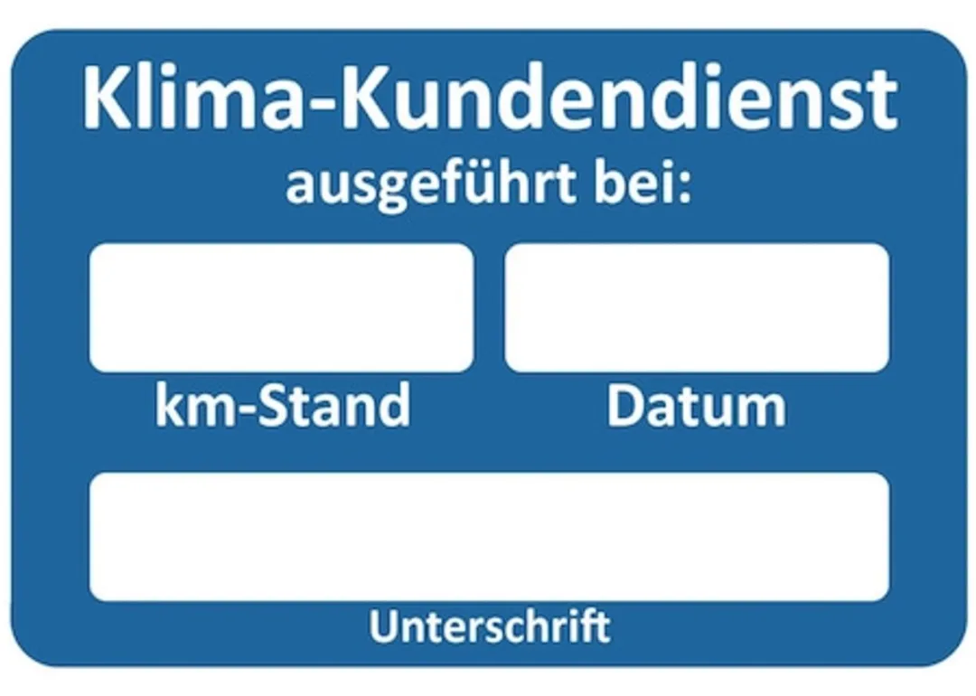 Würth Klantenservice Sticker - 40mm - Wit/Blauw