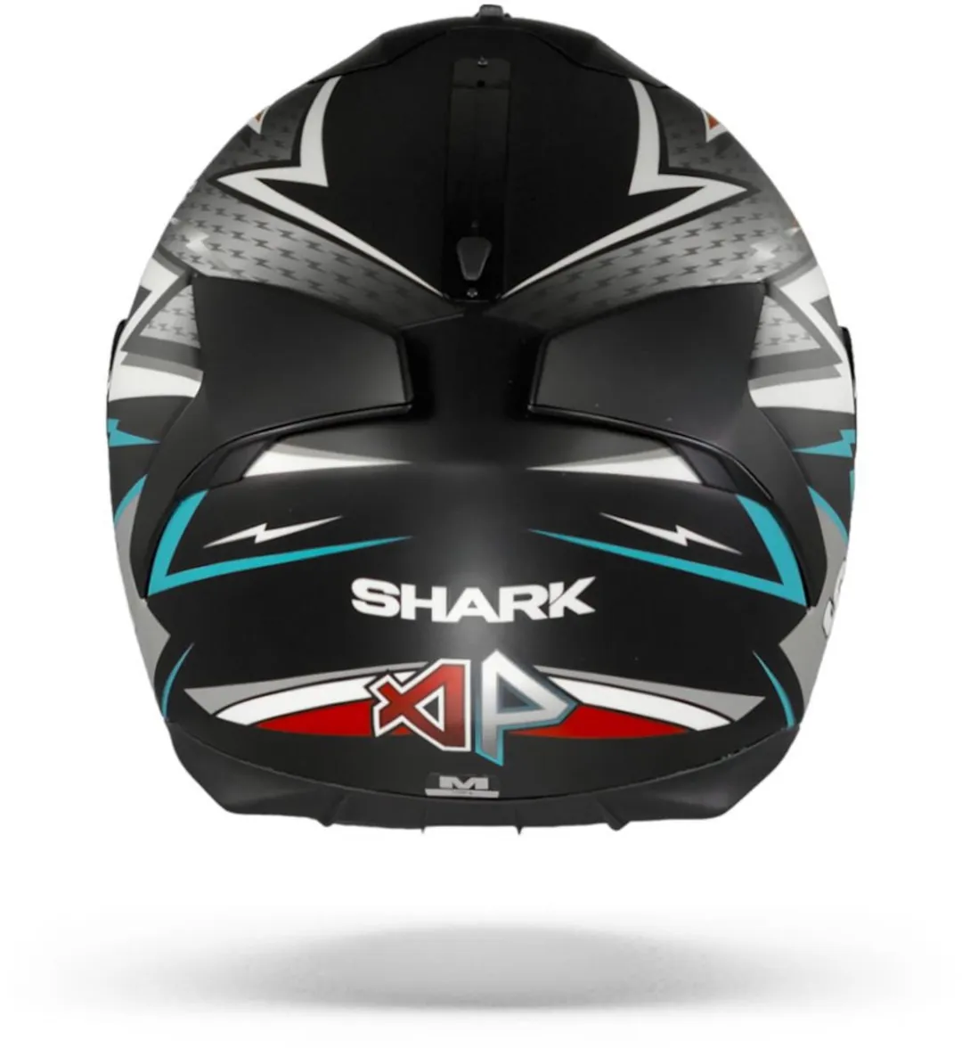 Shark Spartan 1.2 Motorhelm - Mat Zwart/Zilver/Rood - Maat L