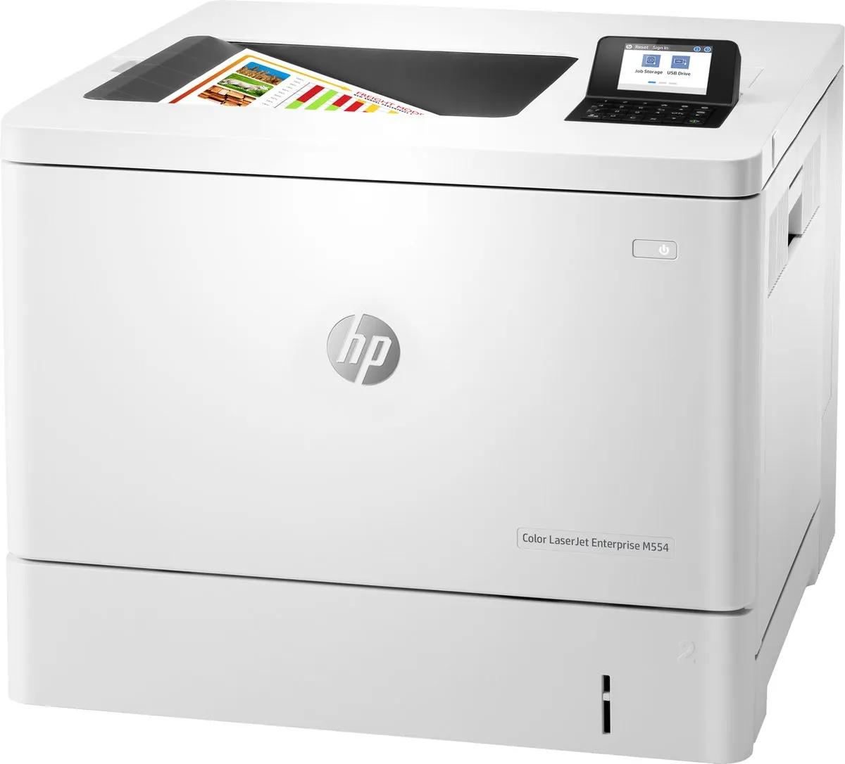 HP Color LaserJet Enterprise M554dn 7ZU81A - 3 Kleur - 650 Vel - afbeelding 6 van 6