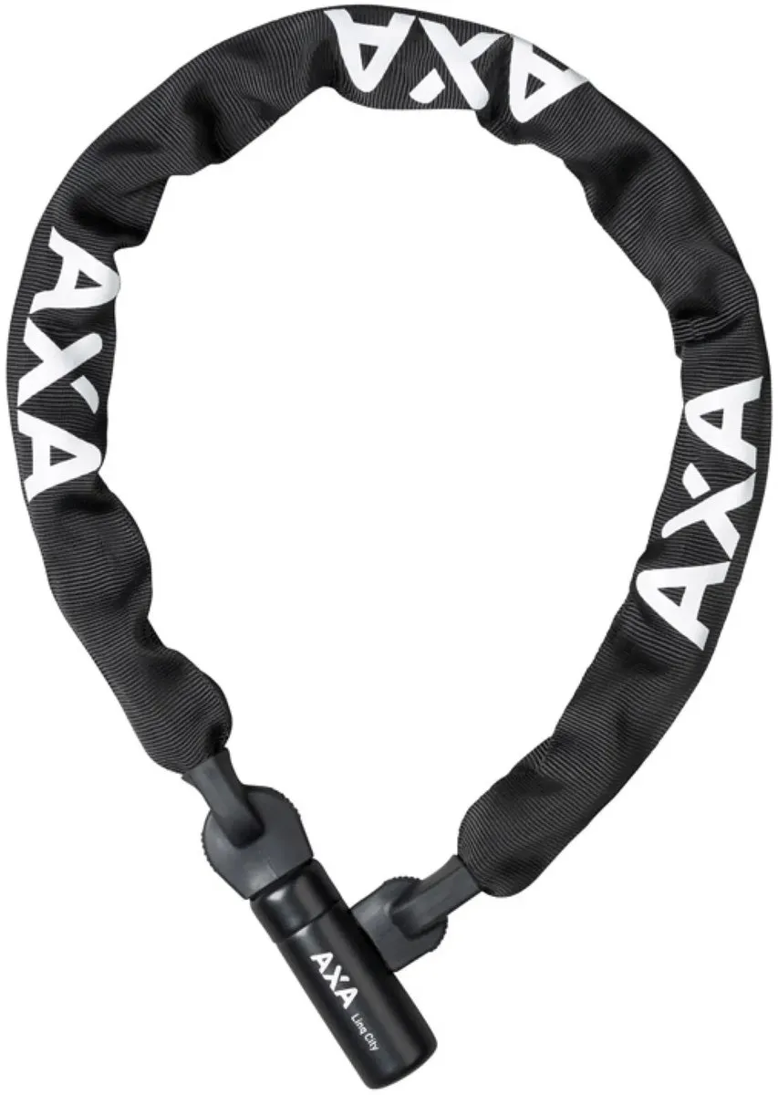 AXA Linq City 100 Kettingslot 100cm - 7mm Gehard Staal - Zwart