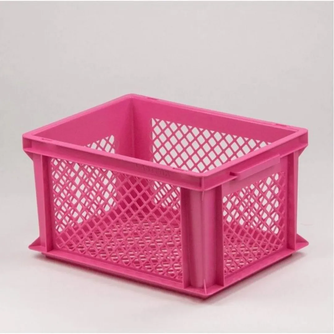 Lastpak Middelgrote Fietskrat - 40x30x22cm - Roze
