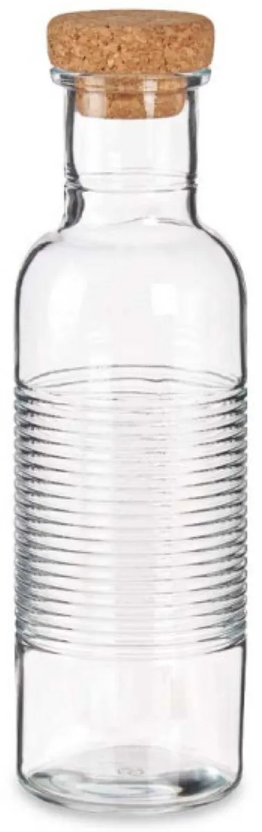 Pasabahce Waterfles met Kurken Dop 1070ml - Transparant