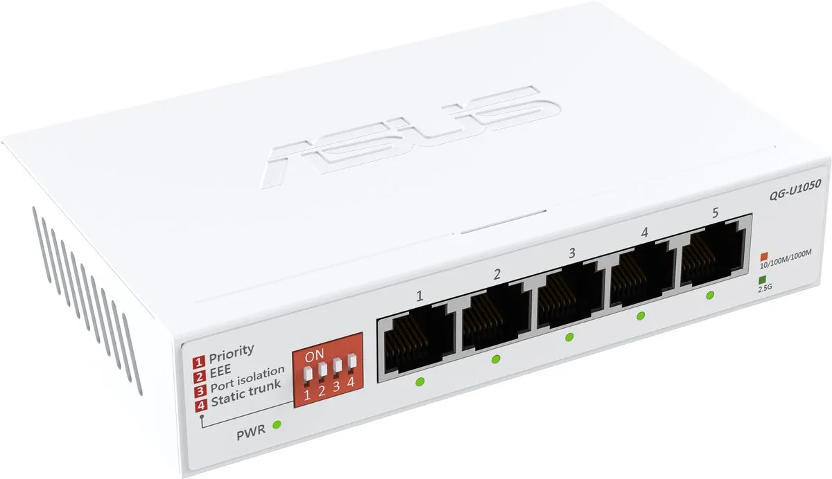 ASUS QG-U1050, 5-Port 2.5G Unmanaged Switch