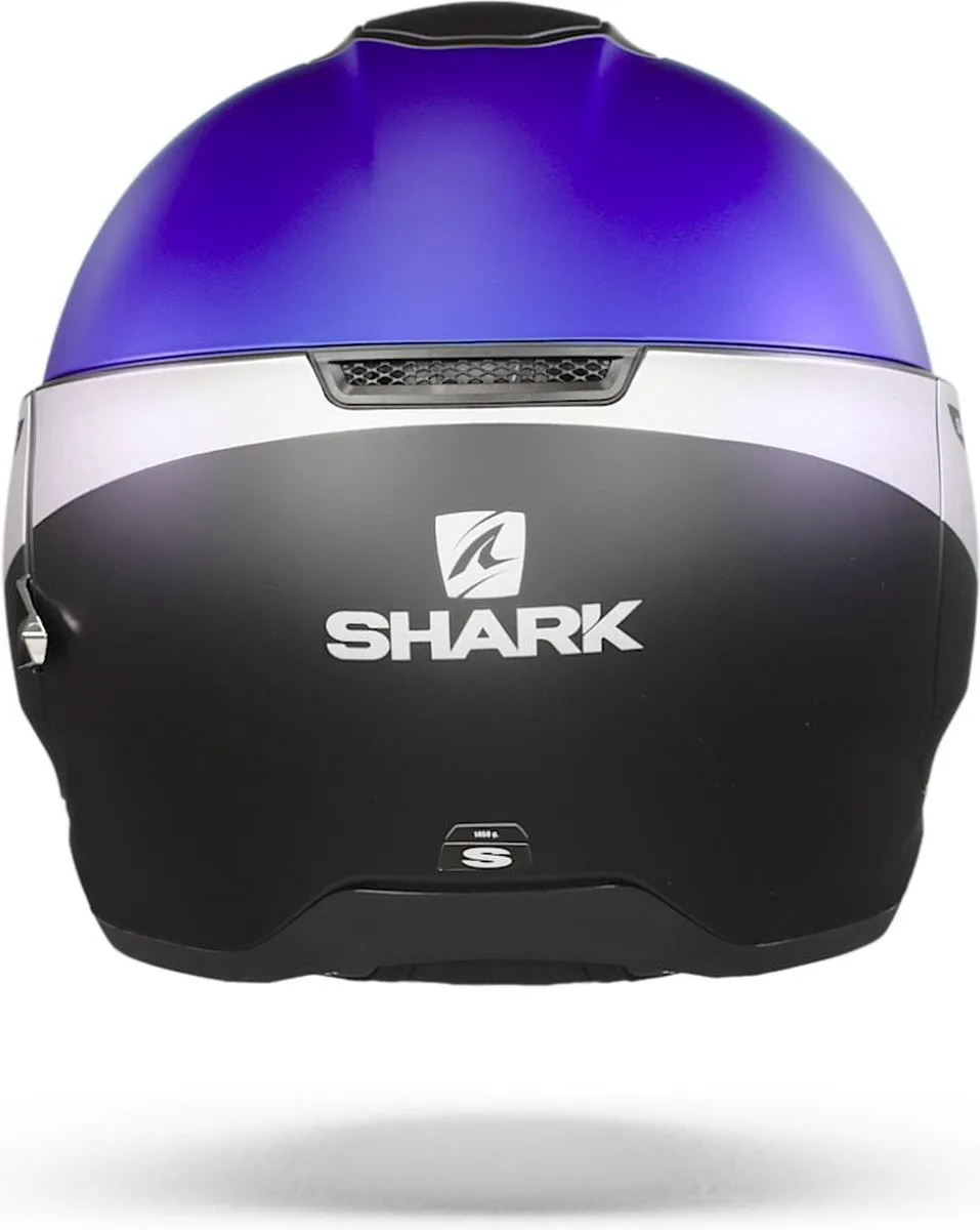 Shark EvoJet Karonn MAT Motorhelm - XS - Blauw