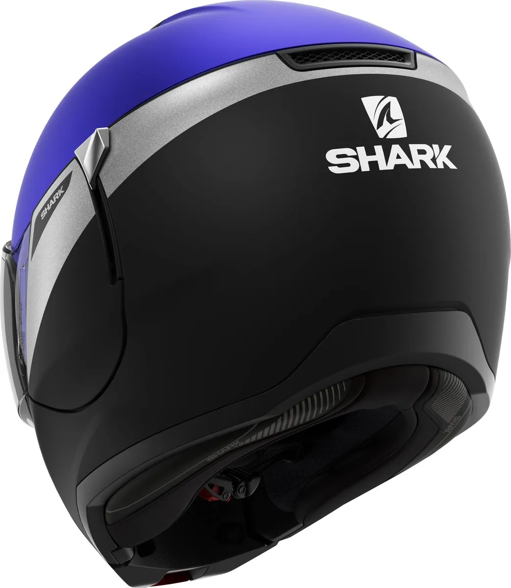 Shark EvoJet Karonn MAT Motorhelm - XS - Blauw - afbeelding 6 van 6