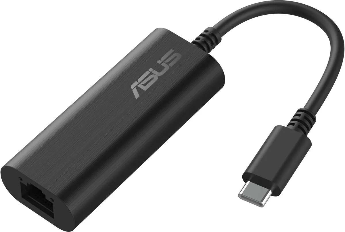 ASUS USB-C2500 v2 Netwerkschakelaar - 4 Poorten - Zwart