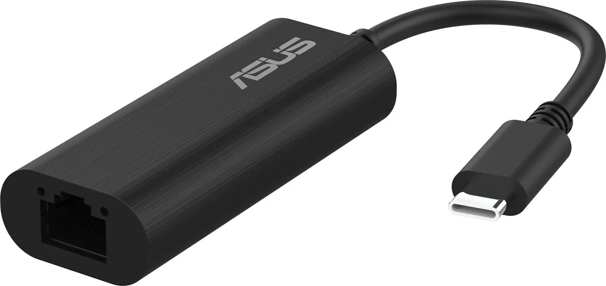 ASUS USB-C2500 v2 Netwerkschakelaar - 4 Poorten - Zwart