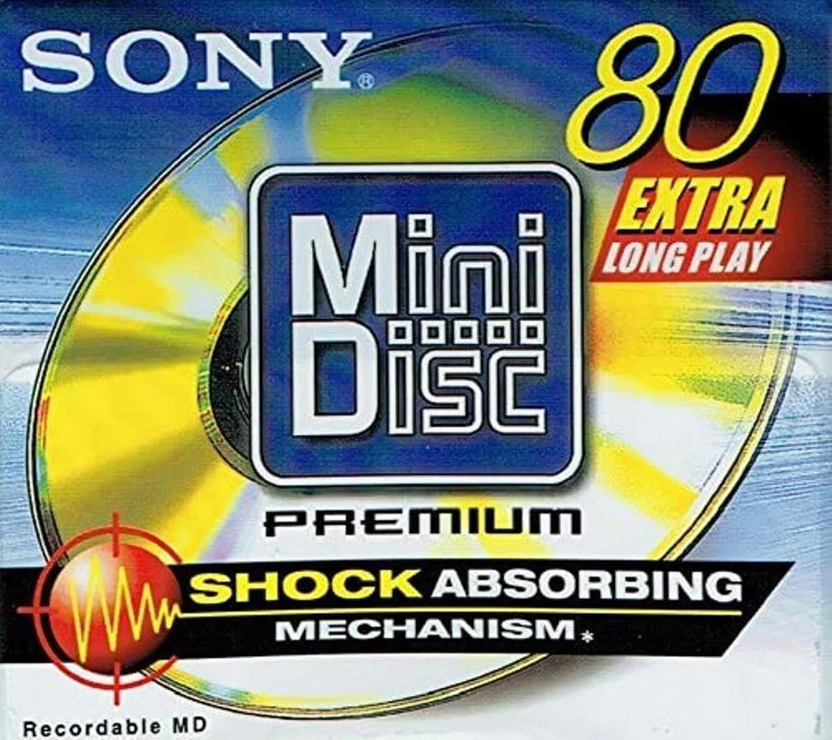 Sony Minidisc 80 Recordable MD