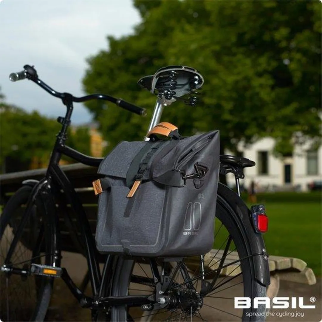 Basil Urban Dry Business Fietstas 20L - Grijs