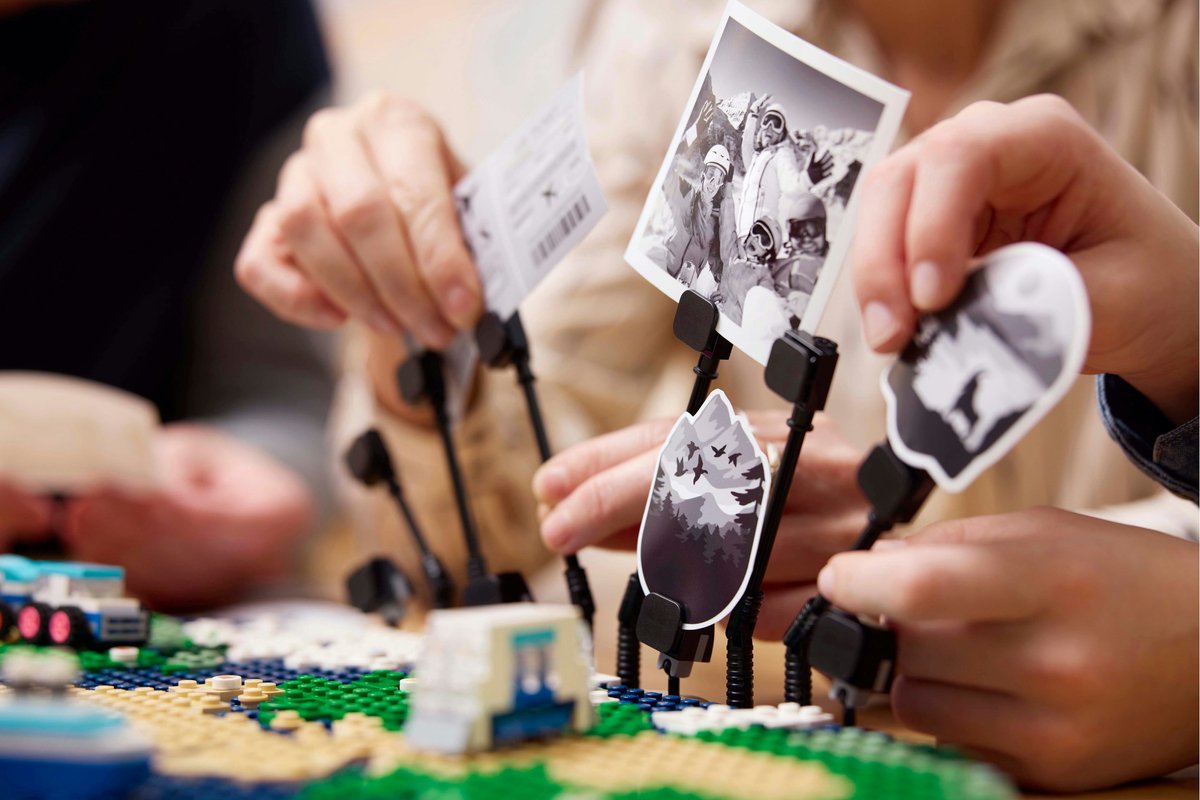 LEGO Vakantieherinneringen bouwset met wereldkaart - 41838