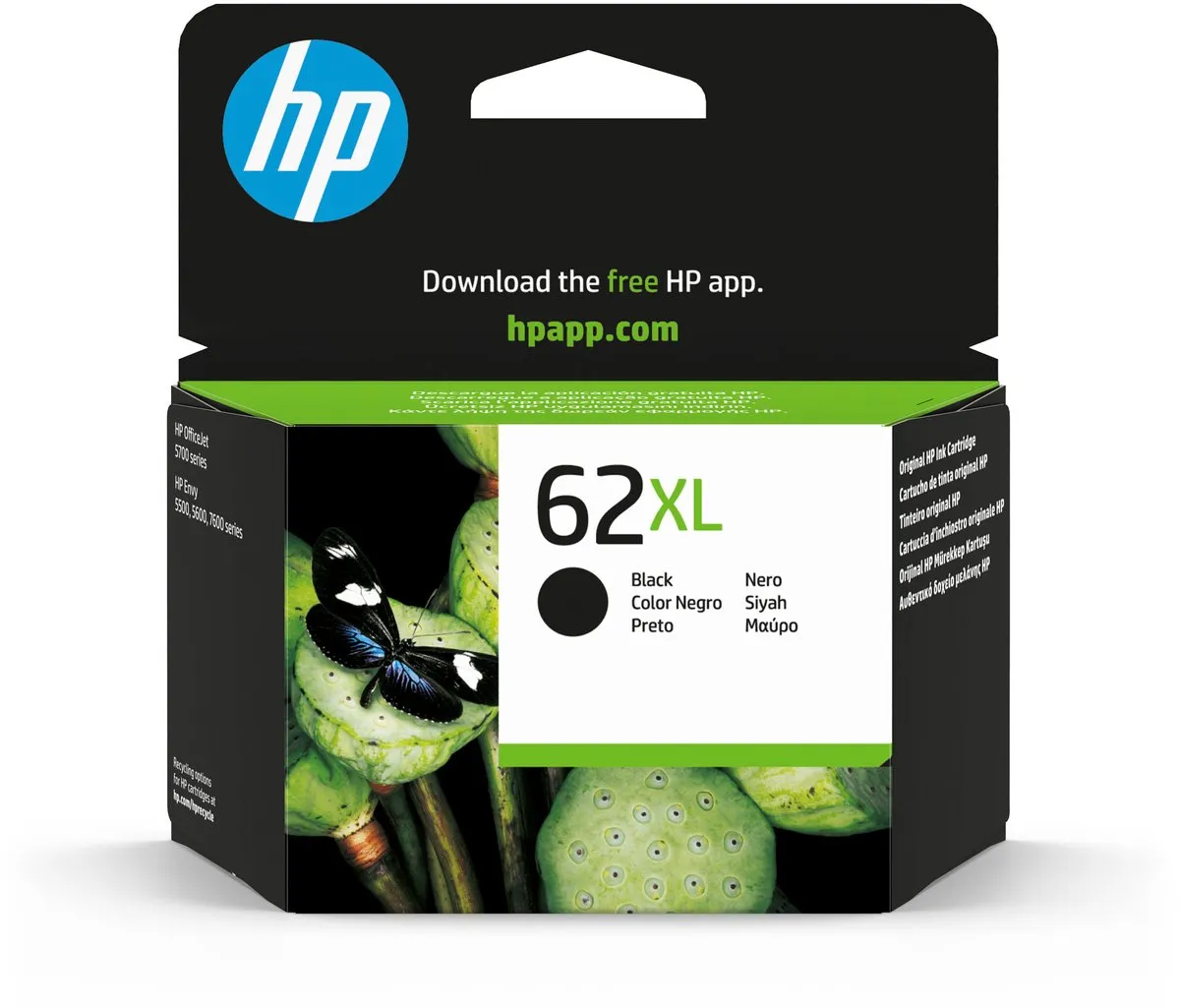 HP 62XL C2P05AE Inktcartridge - Zwart