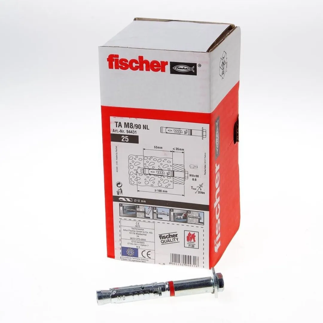 Fischer Hulsanker TA M8/90 Verzinkt