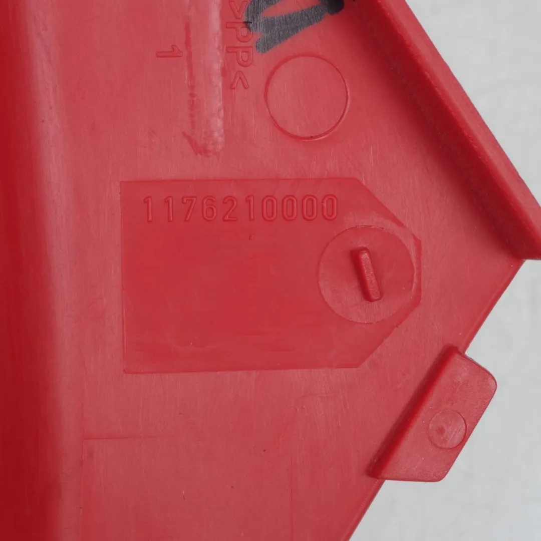 Peugeot 50 Ludix Scooter Coque Achterkant - Rood