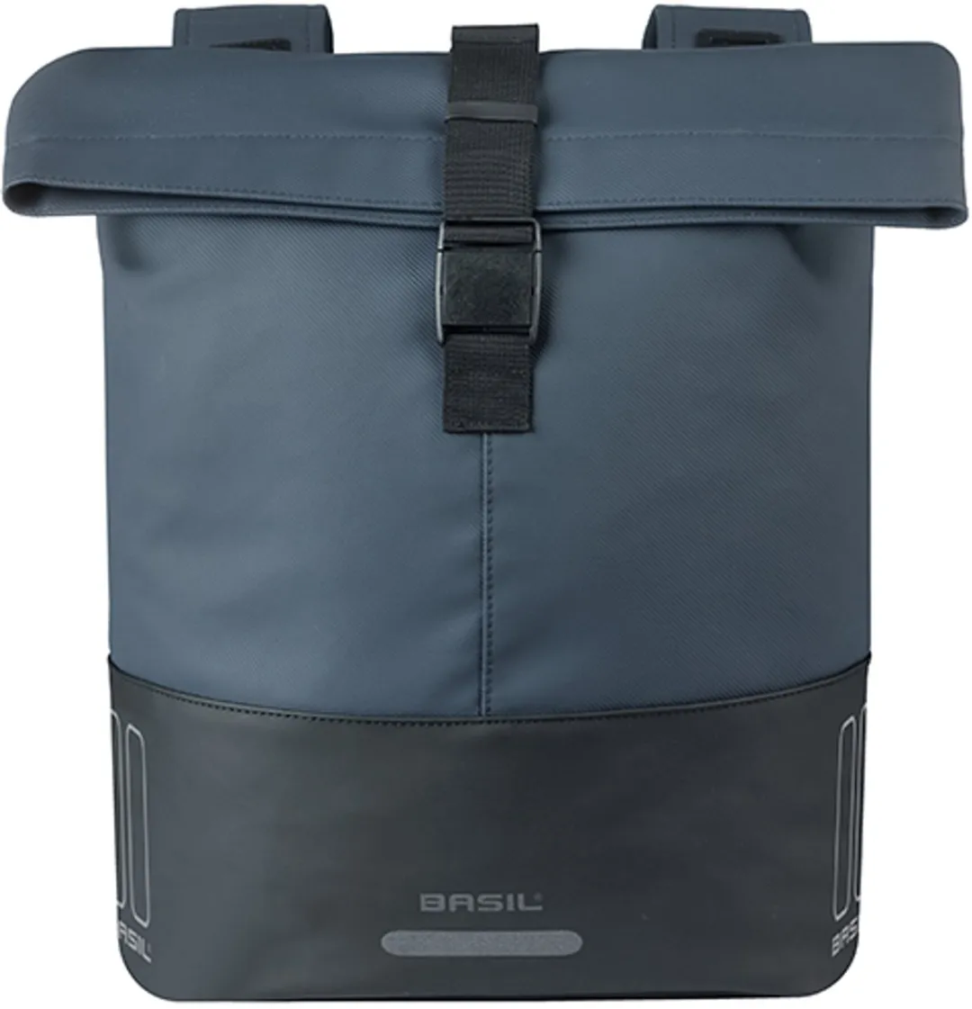 Basil Cove Dubbele Fietstas 32L - Blauw/Zwart