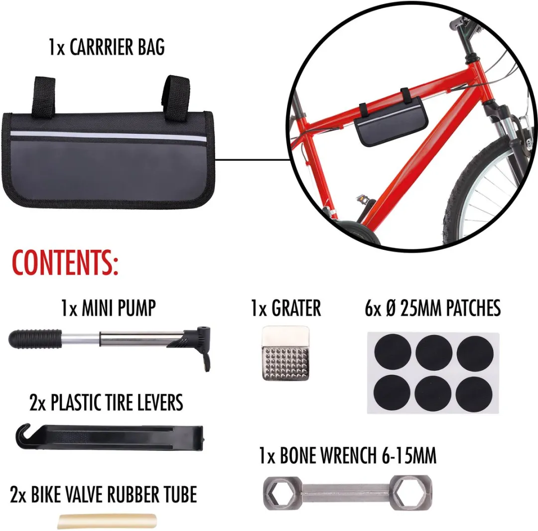 Dunlop Fietsgereedschapset 14-delig - Staal