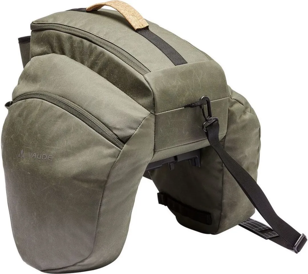 Vaude eSilkroad Plus Achterfietstas 22L - Khaki