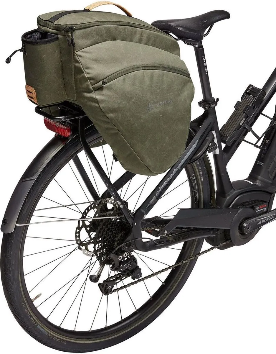 Vaude eSilkroad Plus Achterfietstas 22L - Khaki - afbeelding 6 van 6