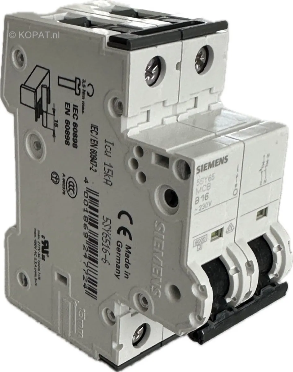 Siemens Stroomonderbreker B16 5SY6516-6