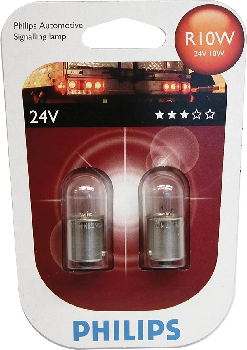 Philips R5W 5W Autolamp - 24V - 2 Stuks - afbeelding 6 van 6