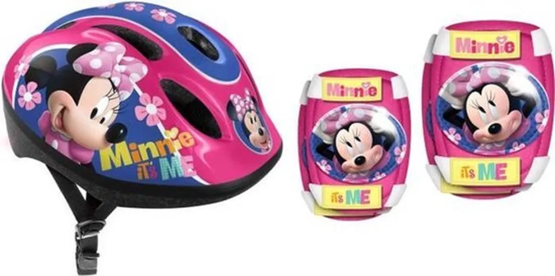 Disney Minnie Mouse Kinderhelm - Roze 5-delig