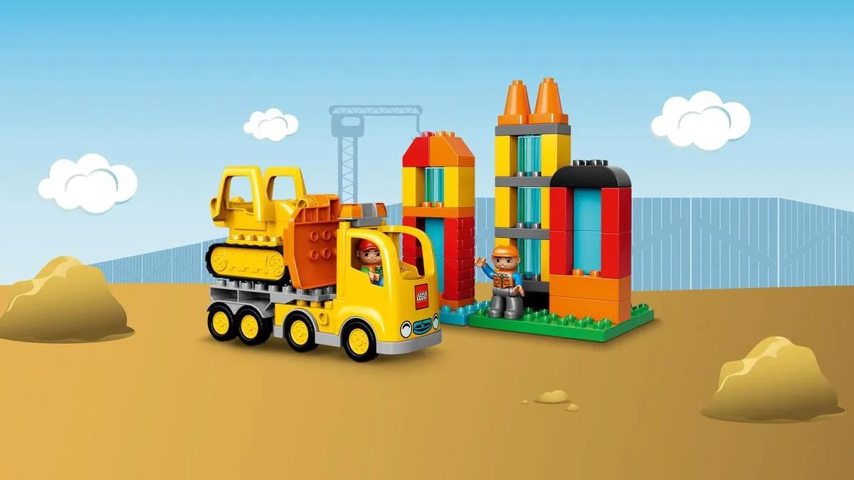 LEGO DUPLO Grote Bouwplaats 10813 - 67 Stukken