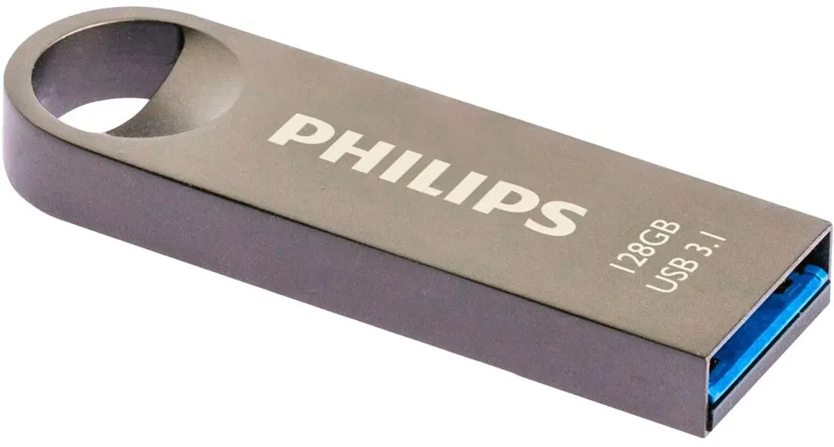 Philips FM12FD165B USB-Stick 128GB - Grijs