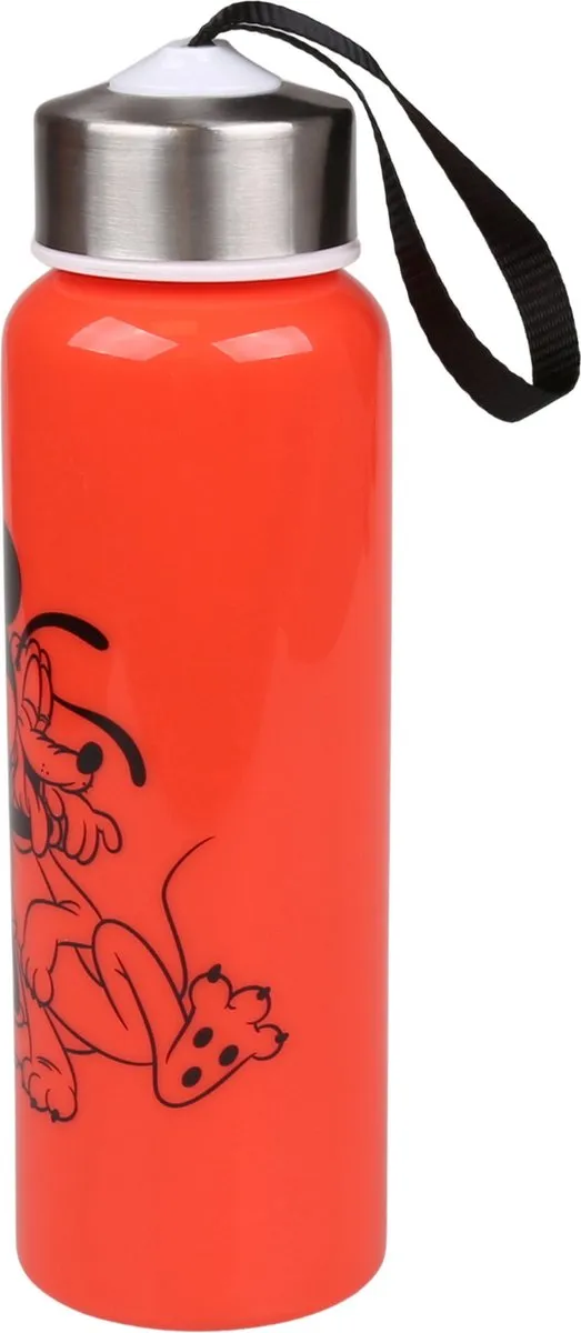 Disney Mickey Mouse Pluto Waterfles - 650ml - Rood - afbeelding 5 van 6