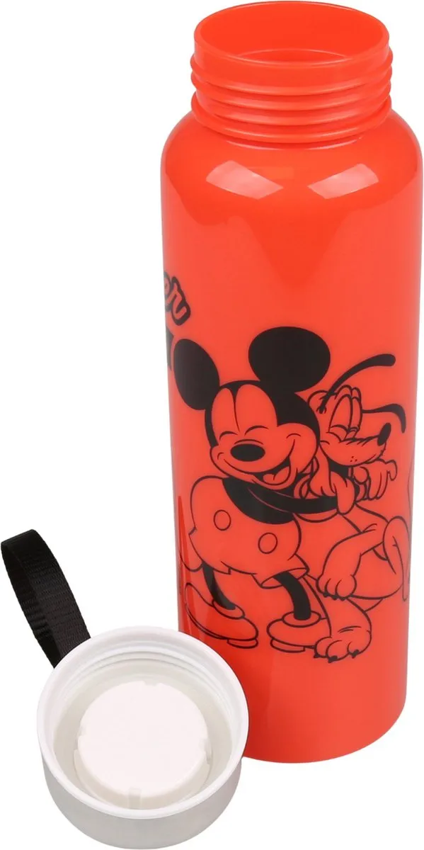 Disney Mickey Mouse Pluto Waterfles - 650ml - Rood - afbeelding 6 van 6